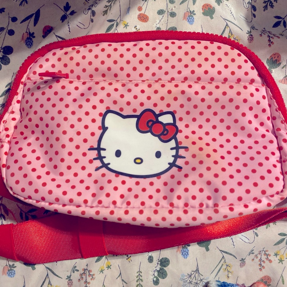 Hello Kitty red and pink Fanny bag / crossbody bag #kawaii